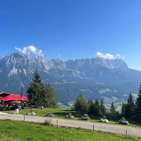 Hahnenkamm Suite Ski-In Ski-Out Direkt An Der Hahnenkammbahn Κίτσμπουελ Εξωτερικό φωτογραφία